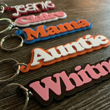 Load image into Gallery viewer, 3D Retro Personalized Name Acrylic Keychain - Baffle