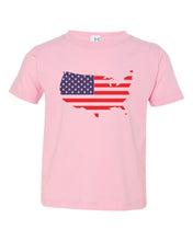 Load image into Gallery viewer, American Flag Map / Youth / Toddler Crew Neck - Baffle
