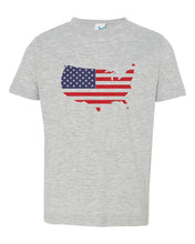 Load image into Gallery viewer, American Flag Map / Youth / Toddler Crew Neck - Baffle