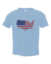 Load image into Gallery viewer, American Flag Map / Youth / Toddler Crew Neck - Baffle