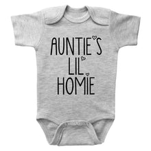 Load image into Gallery viewer, AUNTIE'S LIL HOMIE - Basic Onesie - Baffle