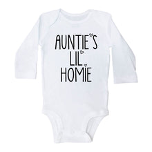 Load image into Gallery viewer, AUNTIE'S LIL HOMIE - Basic Onesie - Baffle