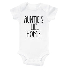 Load image into Gallery viewer, AUNTIE'S LIL HOMIE - Basic Onesie - Baffle