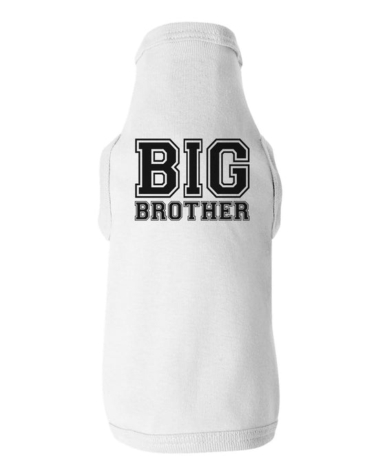 Big Brother College Font - Dog Shirt - Baffle