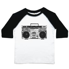 Load image into Gallery viewer, Boombox - Toddler Raglan T-Shirt - Baffle
