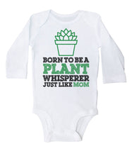 Load image into Gallery viewer, BORN TO BE A PLANT WHISPERER JUST LIKE MOM - Basic Onesie - Baffle