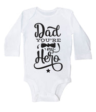 Load image into Gallery viewer, Dad You're My Hero (Bowtie) / Basic Onesie - Baffle
