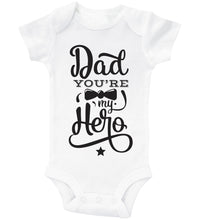 Load image into Gallery viewer, Dad You're My Hero (Bowtie) / Basic Onesie - Baffle