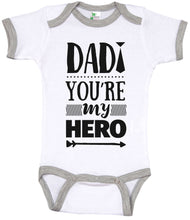 Load image into Gallery viewer, Dad You're My Hero / Ringer Onesie - Baffle
