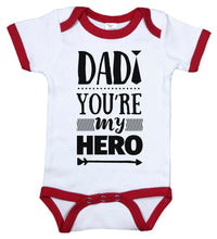 Load image into Gallery viewer, Dad You're My Hero / Ringer Onesie - Baffle