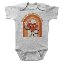 Load image into Gallery viewer, GROOVY CARTOON VALENTINE'S HEART - Basic Onesie - Baffle