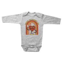 Load image into Gallery viewer, GROOVY CARTOON VALENTINE'S HEART - Basic Onesie - Baffle