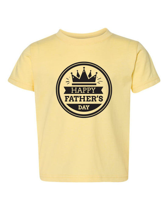 Happy Father's Day - Crown / Youth / Toddler Crew Neck - Baffle