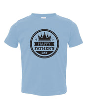 Load image into Gallery viewer, Happy Father's Day - Crown / Youth / Toddler Crew Neck - Baffle