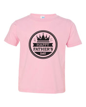 Load image into Gallery viewer, Happy Father's Day - Crown / Youth / Toddler Crew Neck - Baffle