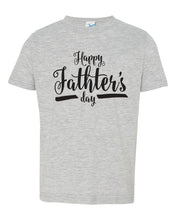 Load image into Gallery viewer, Happy Father's Day - Cursive / Youth / Toddler Crew Neck - Baffle