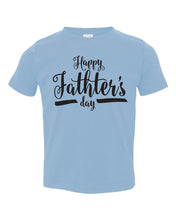 Load image into Gallery viewer, Happy Father's Day - Cursive / Youth / Toddler Crew Neck - Baffle