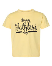 Load image into Gallery viewer, Happy Father's Day - Cursive / Youth / Toddler Crew Neck - Baffle