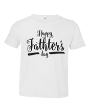 Load image into Gallery viewer, Happy Father's Day - Cursive / Youth / Toddler Crew Neck - Baffle