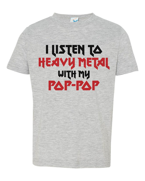 I Listen To Heavy Metal With My Pop Pop / Toddler / Youth Crew - Baffle