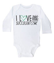 Load image into Gallery viewer, I LOVE SUCCULENTS - Basic Onesie - Baffle