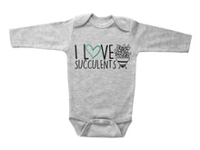 Load image into Gallery viewer, I LOVE SUCCULENTS - Basic Onesie - Baffle