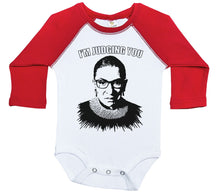 Load image into Gallery viewer, I'm Judging You RBG / Long Sleeve Raglan Onesie - Baffle