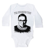 Load image into Gallery viewer, I'm Judging You - RBG Ruth Bader Ginsburg / Basic Onesie - Baffle