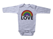 Load image into Gallery viewer, LOVE / Rainbow Love Baby Onesie - Baffle
