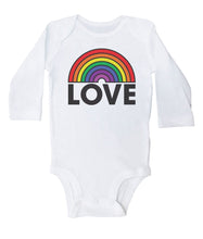 Load image into Gallery viewer, LOVE / Rainbow Love Baby Onesie - Baffle