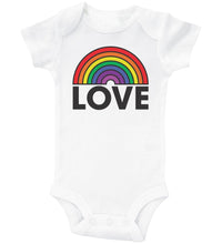 Load image into Gallery viewer, LOVE / Rainbow Love Baby Onesie - Baffle
