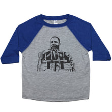 Load image into Gallery viewer, Martin Luther King Jr. - Toddler Raglan T-Shirt - Baffle
