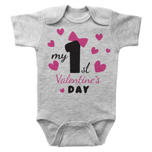 Load image into Gallery viewer, MY 1ST VALENTINE'S DAY - Basic Onesie - Baffle