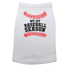 Load image into Gallery viewer, My First Baseball Season - Dog Tank - Baffle