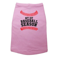 Load image into Gallery viewer, My First Baseball Season - Dog Tank - Baffle