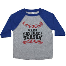 Load image into Gallery viewer, My First Baseball Season - Toddler Raglan T-Shirt - Baffle