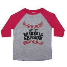 Load image into Gallery viewer, My First Baseball Season - Toddler Raglan T-Shirt - Baffle