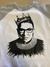 Load image into Gallery viewer, Notorious RBG - Ruth Bader Ginsburg - Long Sleeve Raglan Onesie - Baffle