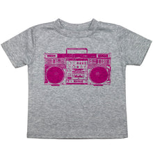Load image into Gallery viewer, Pink Boombox - Toddler T-Shirt - Baffle
