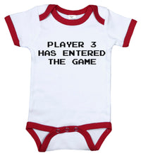 Load image into Gallery viewer, Player 3 Has Entered The Game / Video Game Ringer Onesie - Baffle