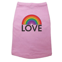 Load image into Gallery viewer, Rainbow Love - Dog T-Shirt - Baffle
