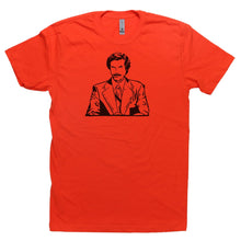 Load image into Gallery viewer, Ron Burgundy - Adult Unisex T-Shirt - Baffle