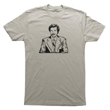 Load image into Gallery viewer, Ron Burgundy - Adult Unisex T-Shirt - Baffle