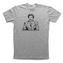 Load image into Gallery viewer, Ron Burgundy - Adult Unisex T-Shirt - Baffle