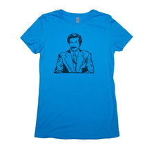Load image into Gallery viewer, Ron Burgundy - Adult Women's T-Shirt - Baffle