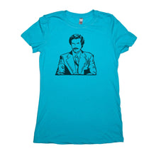 Load image into Gallery viewer, Ron Burgundy - Adult Women's T-Shirt - Baffle