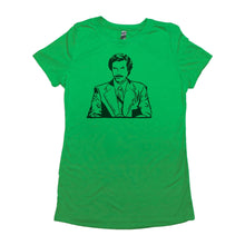 Load image into Gallery viewer, Ron Burgundy - Adult Women's T-Shirt - Baffle