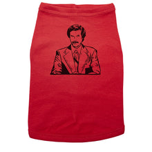 Load image into Gallery viewer, Ron Burgundy - Dog T-Shirt - Baffle