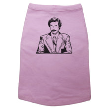 Load image into Gallery viewer, Ron Burgundy - Dog T-Shirt - Baffle