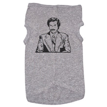 Load image into Gallery viewer, Ron Burgundy - Dog T-Shirt - Baffle